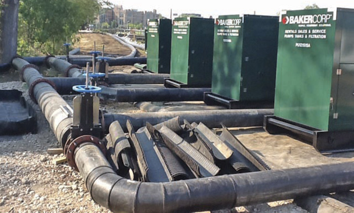 Image 3. The pumps used for the Portage Creek project have sound-attenuated enclosures
