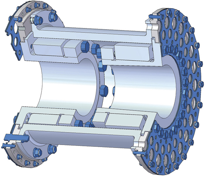 Figure 2. A typical close-coupled flexible coupling layout
