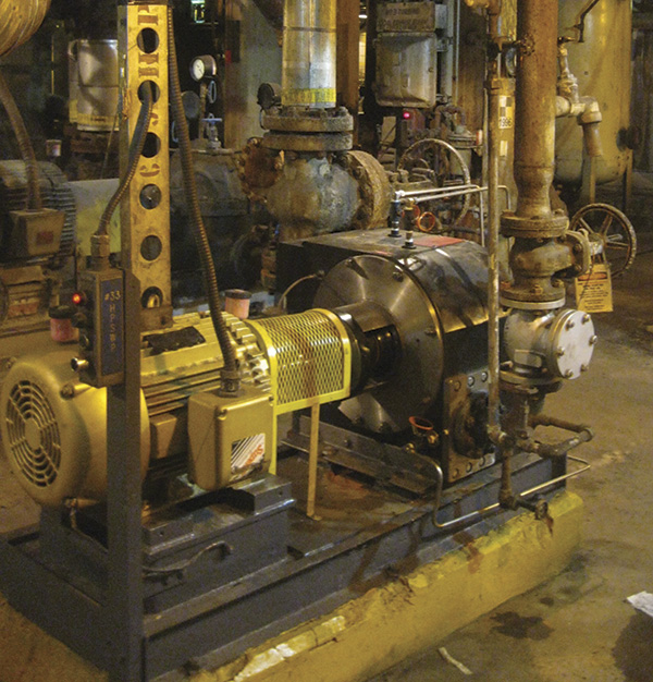 Image 4. The new high-pressure service water pump