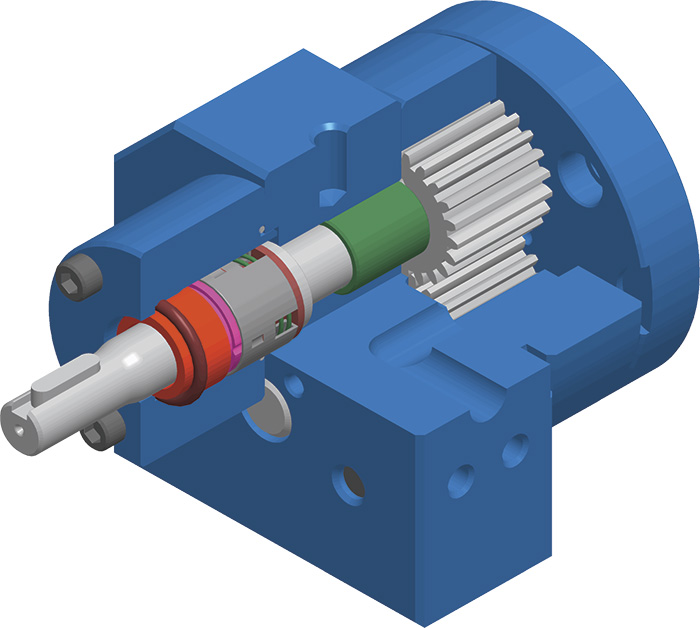 metering pump cutaway