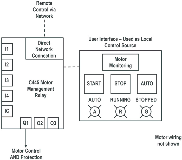 Motor relay wiring