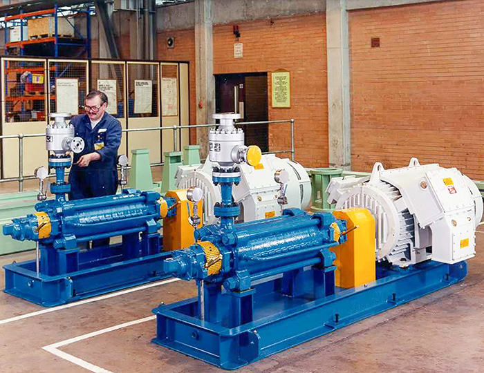 Multistage boiler feed pump