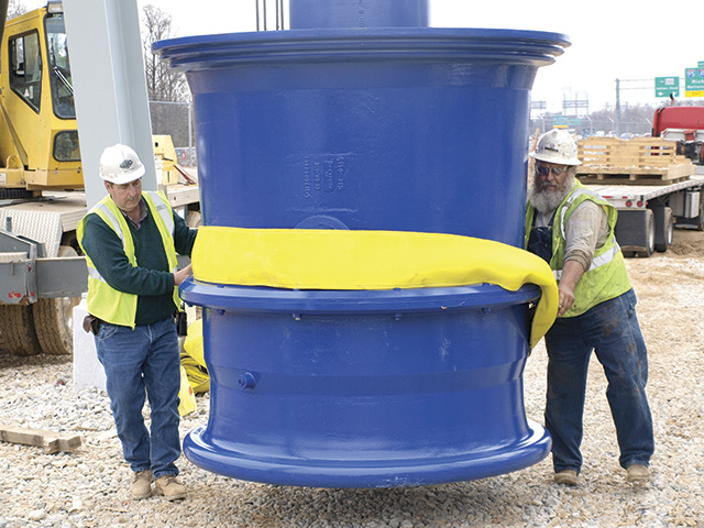 The largest submersible propeller pumps produced by the project's pump manufacturer. 
