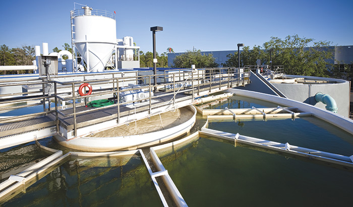 Municipal water treatment plants