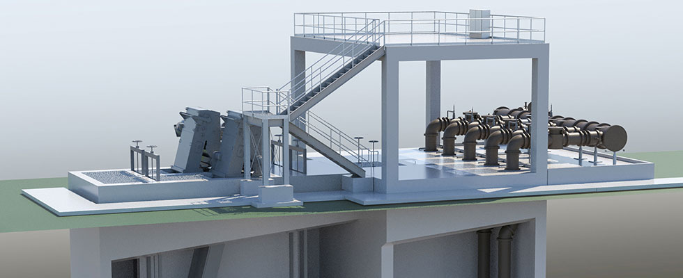 IMAGE 5: Cutaway rendering of new influent lift station 