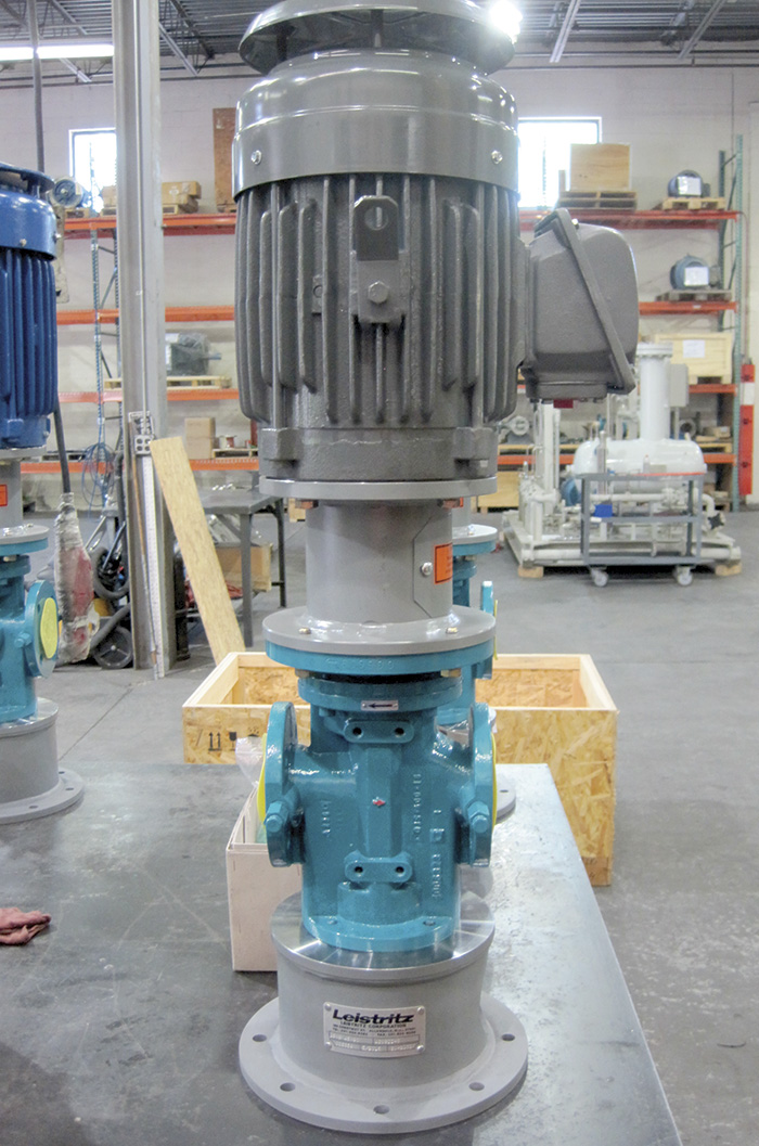 Image 2. Vertical pedestal-mounted pump/motor