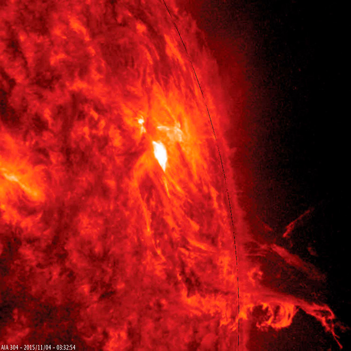 The DKIST will study solar phenomena such as these superheated plasma loops