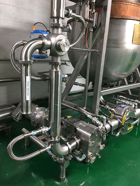 IMAGE 1: Positive displacement pump in a food processing plant. (Image courtesy of Rodem)