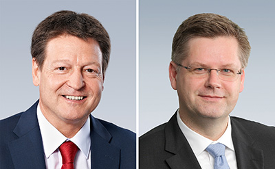Paul Cooke (left) and Berend Bracht (right)