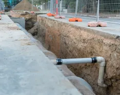 water pipe infrastructure