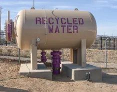 Recycled water tank