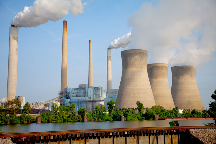 Image 1. American Electric Power's coal-fired Amos Plant in West Virginia (Image courtesy of American Electric Power)