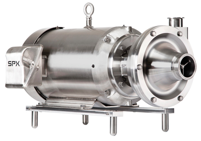 BRIEF Image 1. This magnetically driven centrifugal pump is designed specifically to address modern challenges in hygienic applications. (Courtesy of SPX)