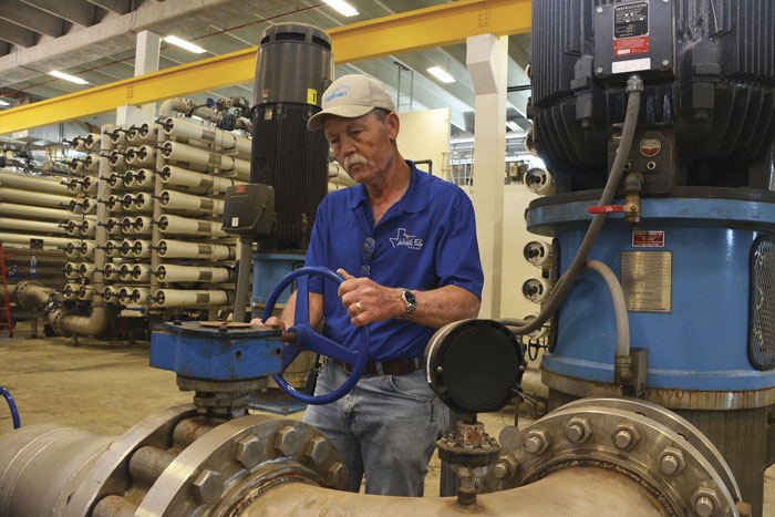 Image 1. Reverse osmosis is a critical part of the direct potable reuse water program that served the City of Wichita Falls, Texas. (Courtesy of City of Wichita Falls, Texas)