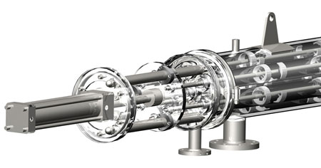 a scraped-surface heat exchanger