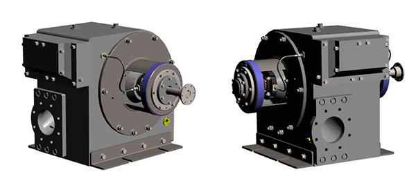  Figure 1. The 3-D model of the new pump prior to manufacturing