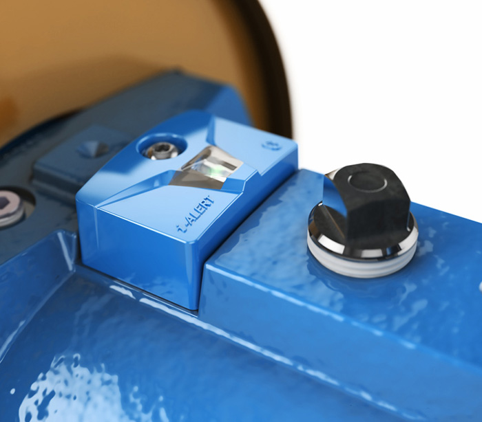Image 2. Machine health monitor installed on a pump