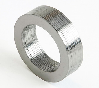 Image 6. Die cut and coined graphite ring