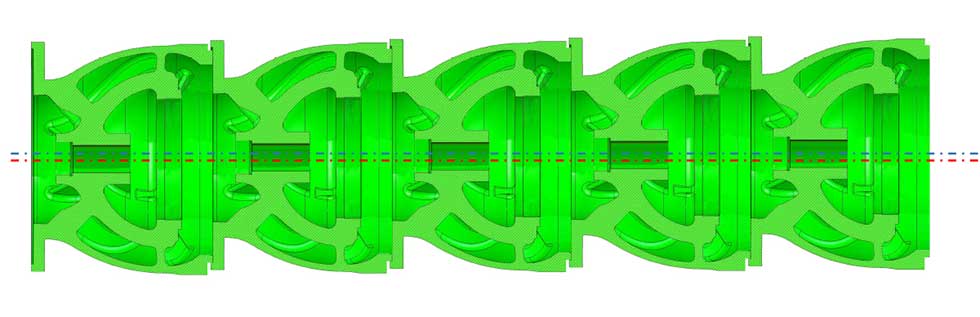 Stack-up of register fit tolerances leads to centerline offset when assembled in horizontal orientation