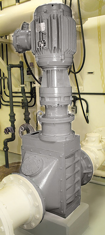 Waste grinder pump