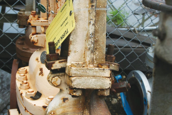 Damaged Valve