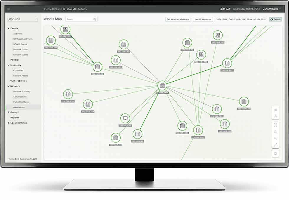 Assets map