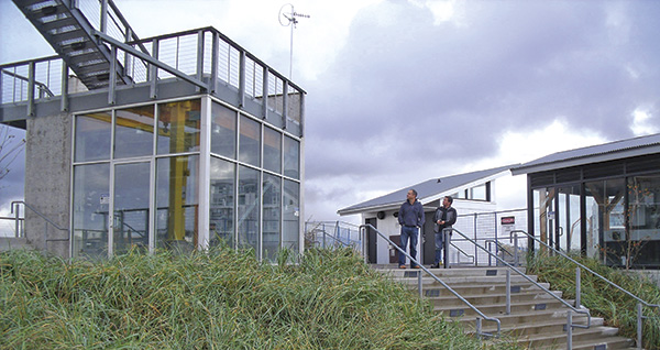 Image 3. Romeo Bicego and Derek Hunter at No. 4 Road pumping station.