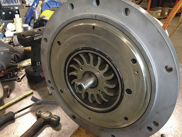 Image 1. Degassing rotor found inside internal degassing pump type 2