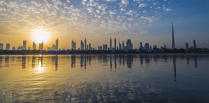 The rapidly growing city of Dubai is incorporating innovative, modern technologies and practices with the goal of becoming the most sustainable city in the world. (Courtesy of Explorer Publishing)
