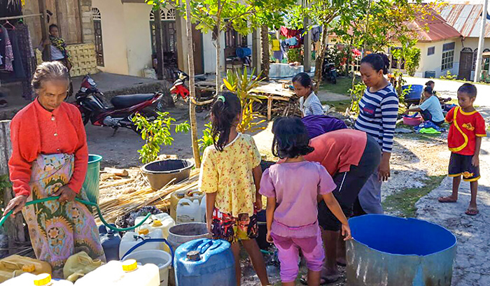 Image 1. Kahiyangan village’s water source