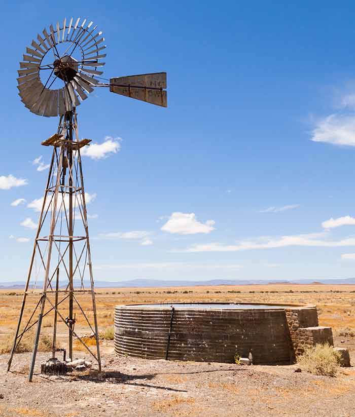 Ongoing drought affects the Australian Outback.