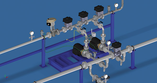 
Figure 2. Temporary/fixed simultaneous measurements of pump suction, discharge and differential pressure (i.e., valve blocking, filter/strainer loss, density/viscosity, adequate NPSHa) with single loop wired/wireless transmitter