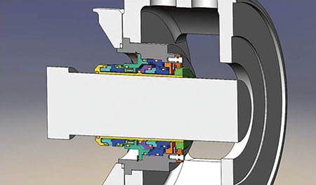 Figure 3. A dual cassette seal designed to fit a progressive cavity pump