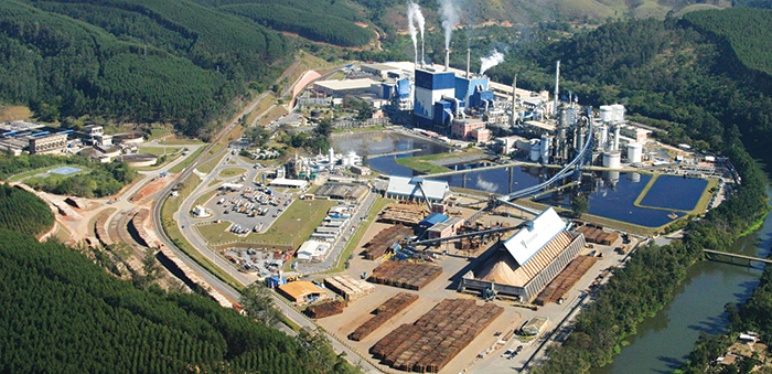 Fibria Jacareí pulp mill in São Paulo, Brazil