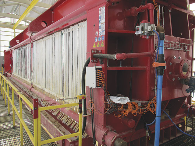 Wisconsin sand mine interior