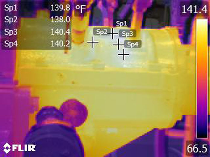 Field performance test – thermal pictures