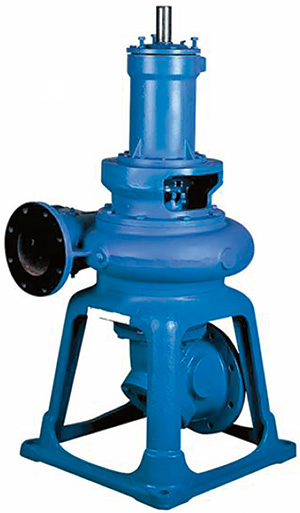 Vertical solids-handling pump