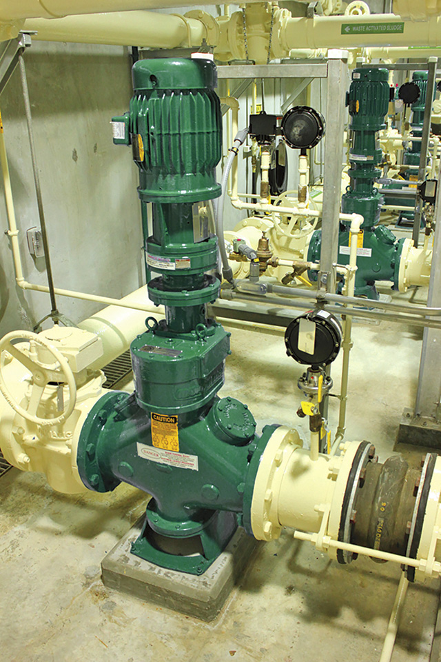 IIn-line pump easily adapts to pipelines or channels with little or no modification.