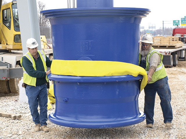 The largest submersible propeller pumps produced by the project's pump manufacturer.