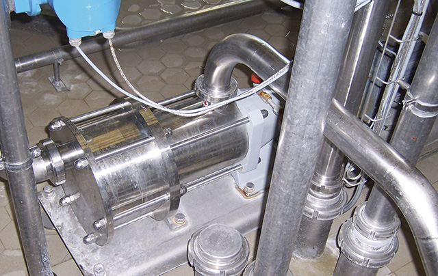 Image 2. Eccentric disc pumps can be an ideal alternative to traditional lobe pumps in food processing applications.
