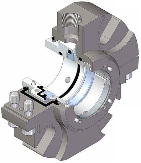 Split seal section 