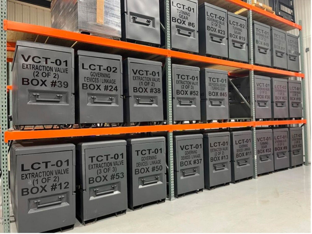 Image 3: Kit boxes should be stored in a controlled environment to preserve part integrity.