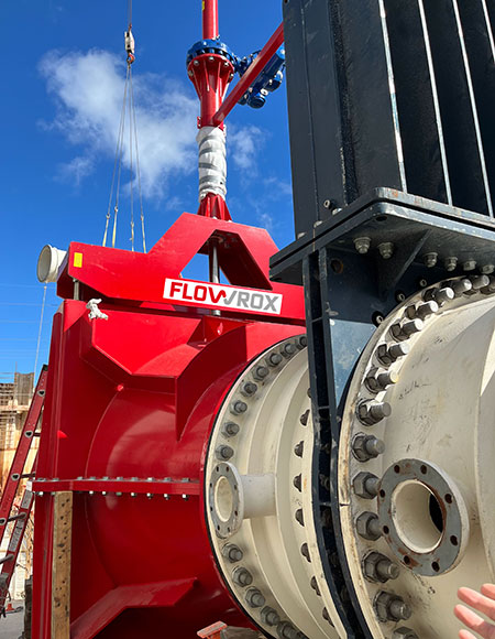 A pinch valve was delivered to the county of Miami-Dade for influent control to the wastewater plant.