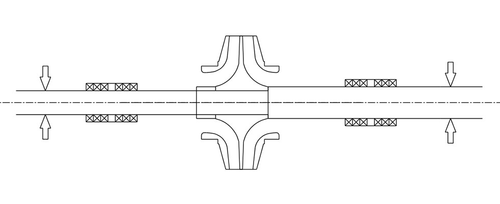 long shaft system