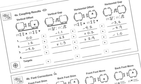 Sample alignment recording form