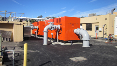 Critically Silenced pumpsets installed at the J.B. Latham Treatment Plant