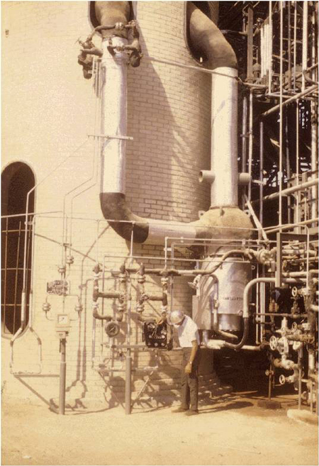 The original reactor ebullating pump location Middle East, installed in 1966