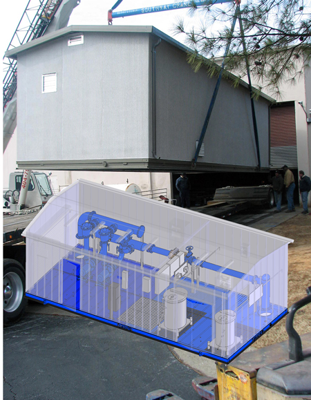 The integrated pumping system The integrated pumping system