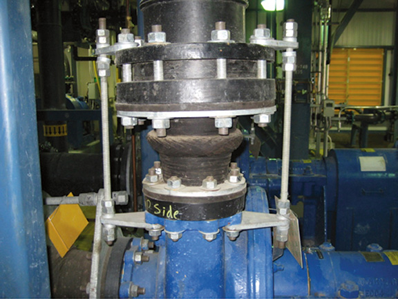 Effective sealing with full-face flange