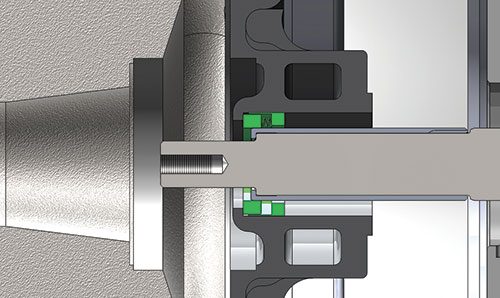 Minimum flow bushing